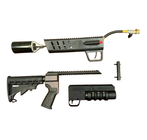 Flame thrower and Flare launcher kit